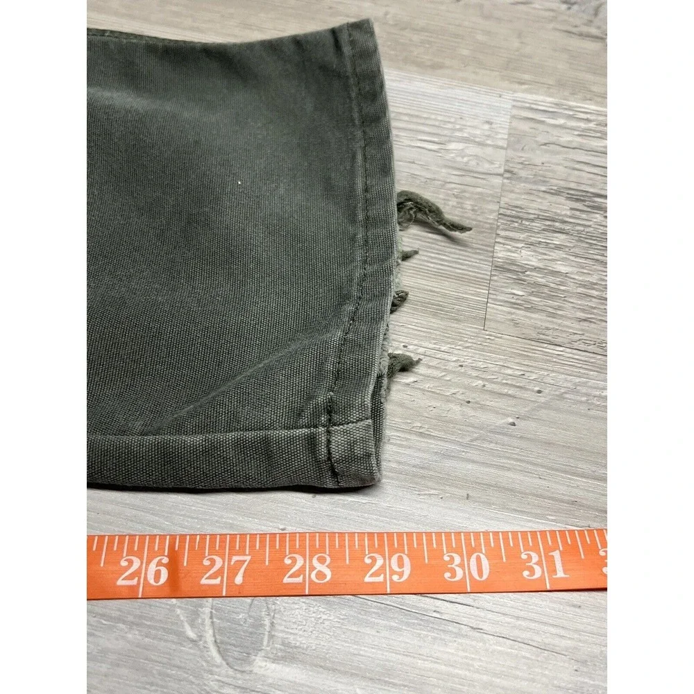 Faded Distressed Black Cargo Pants Baggy Goth Skater Workwear Dickies Flex 42x30